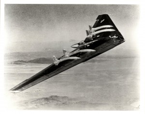 As Chief Air Force pilot for the YB-49 Flying Wing project, Cardenas made a record-setting 4 hour, 5 minute transcontinental flight in January 1949.  He capped that feat by piloting the Flying Wing during a crowd-pleasing pass over Washington, D.C., in response to a request from President Harry Truman.